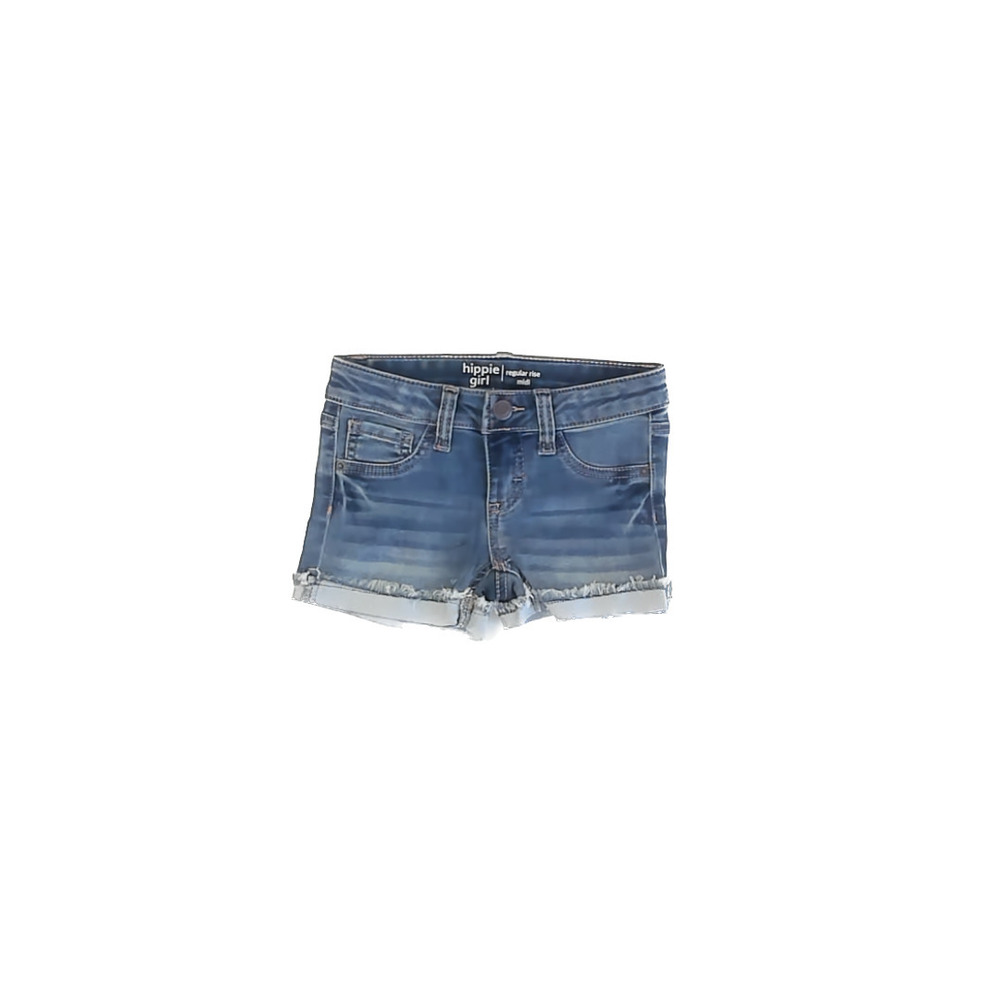 Hippie Girl Girls Dark Blue Jean Shorts size: 4T